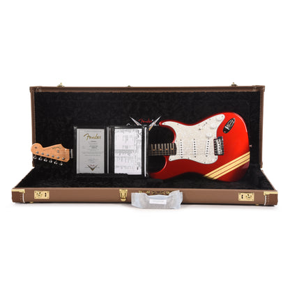 Fender Custom Shop '60s Gold Leaf Competition Stratocaster NOS Candy Apple Red Apprentice Built by Dan Gonzalez Electric Guitars / Solid Body