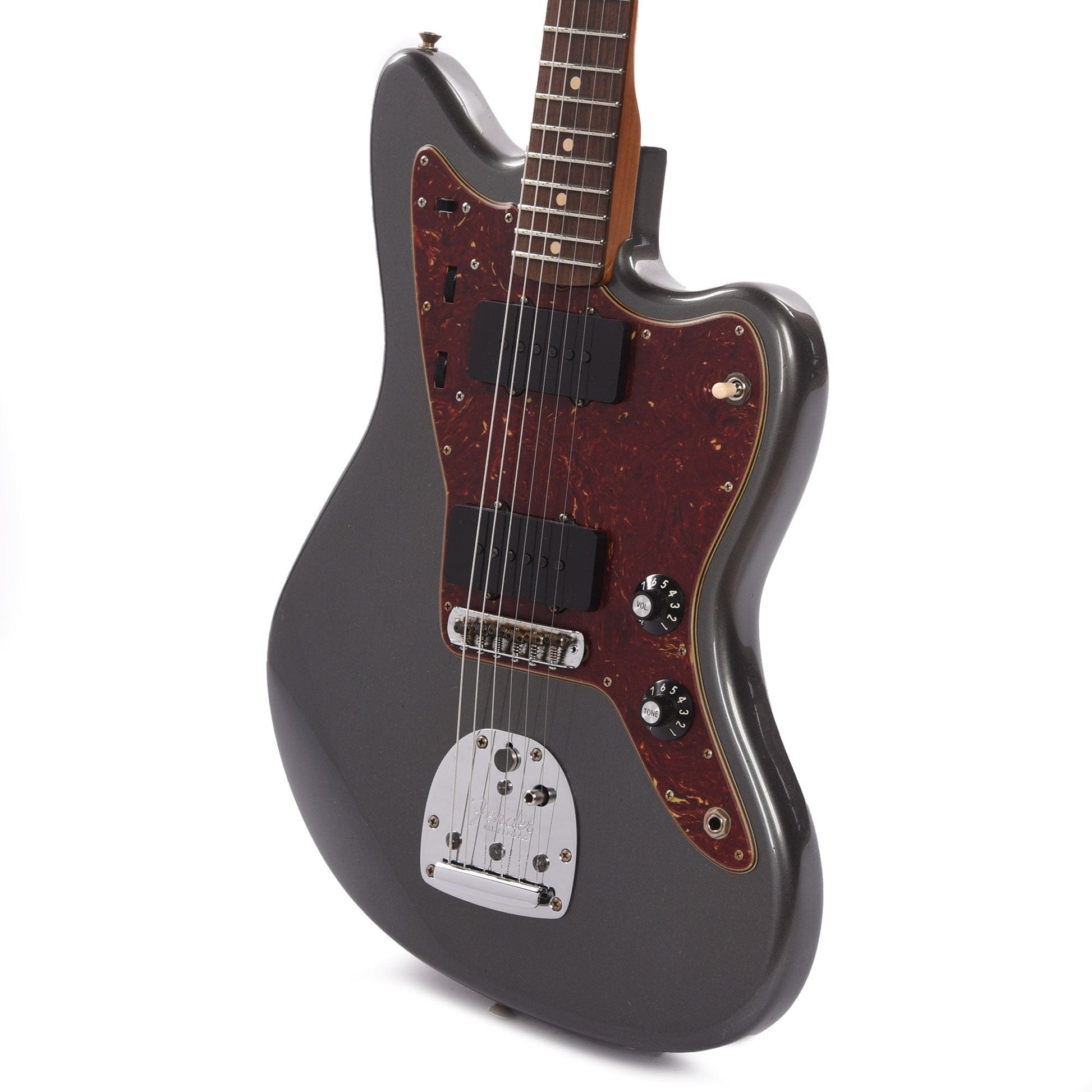 Fender Custom Shop '60s Jazzmaster "Chicago Special" Journeyman Aged Charcoal Frost Metallic w/Roasted Neck Electric Guitars / Solid Body