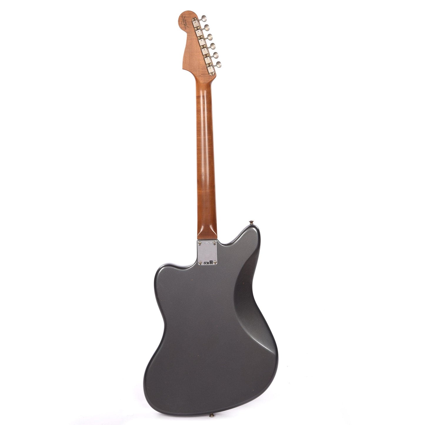 Fender Custom Shop '60s Jazzmaster "Chicago Special" Journeyman Aged Charcoal Frost Metallic w/Roasted Neck Electric Guitars / Solid Body