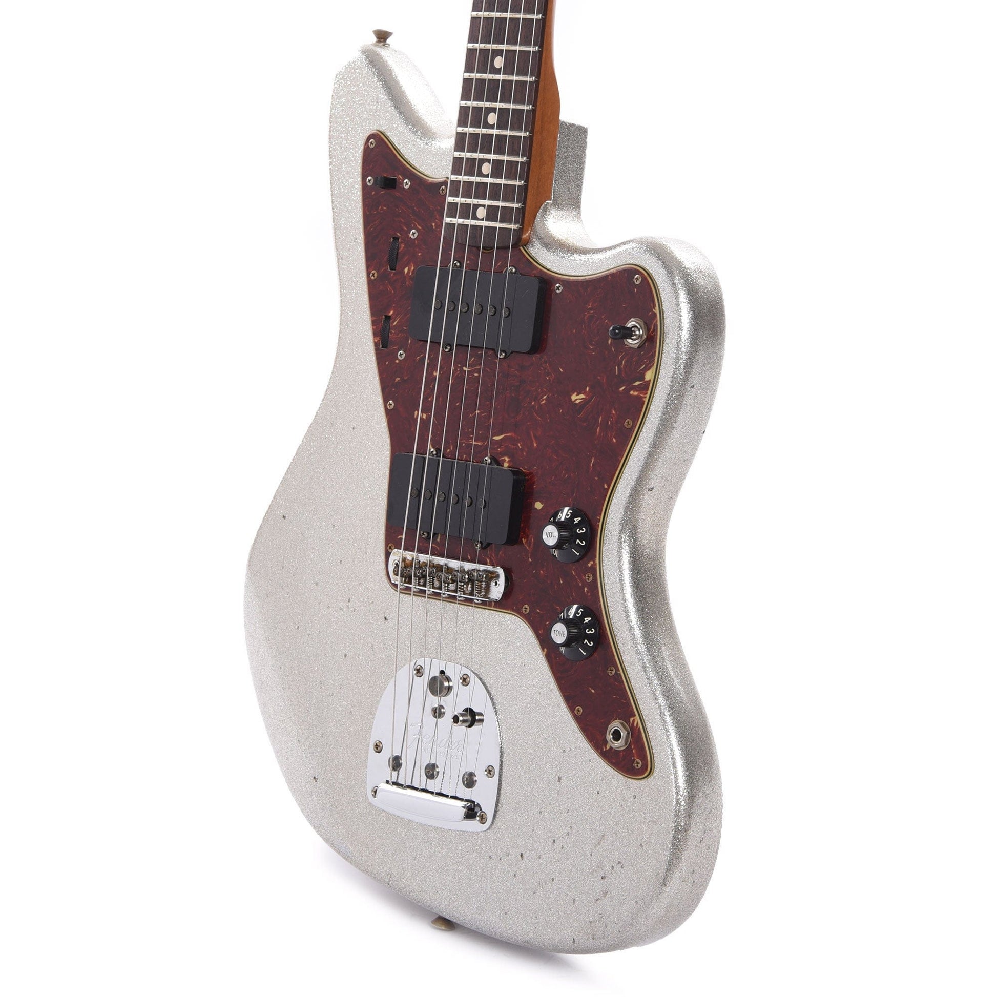 Fender Custom Shop '60s Jazzmaster "Chicago Special" Journeyman Super Aged Silver Sparkle w/Roasted Neck Electric Guitars / Solid Body