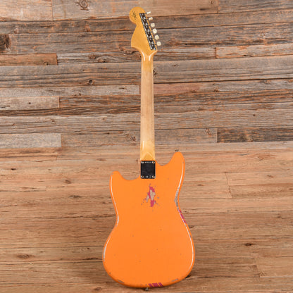Fender Custom Shop '60s Mustang Heavy Relic Capri Orange Competition Electric Guitars / Solid Body