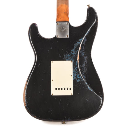 Fender Custom Shop '60s Stratocaster Black over Chameleon Heavy Relic Master Built by Dale Wilson w/Josefina Hand-Wound PIckups Electric Guitars / Solid Body