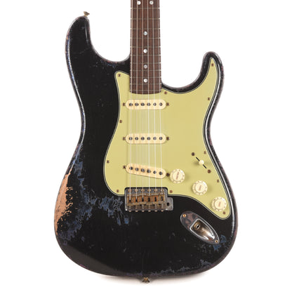 Fender Custom Shop '60s Stratocaster Black over Chameleon Heavy Relic Master Built by Dale Wilson w/Josefina Hand-Wound PIckups Electric Guitars / Solid Body