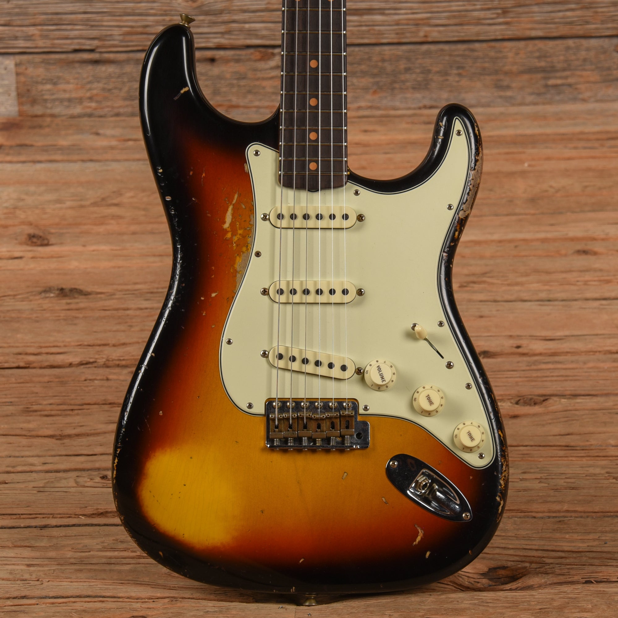 Fender Custom Shop 61 Stratocaster Heavy Relic Sunburst 2024 Electric Guitars / Solid Body