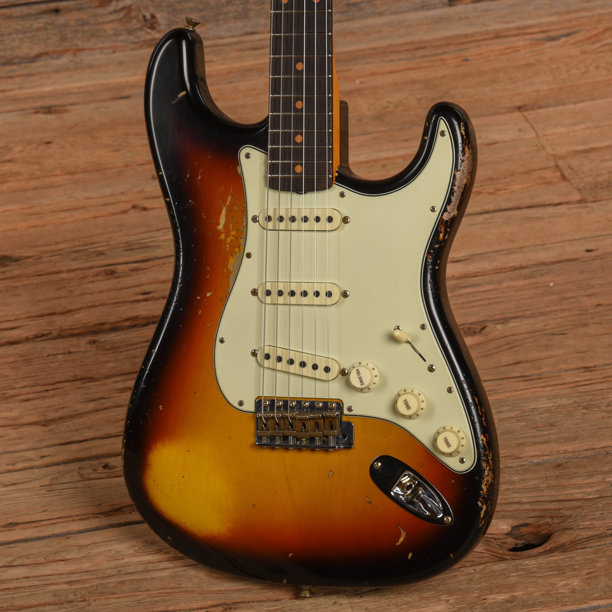 Fender Custom Shop 61 Stratocaster Heavy Relic Sunburst 2024 Electric Guitars / Solid Body