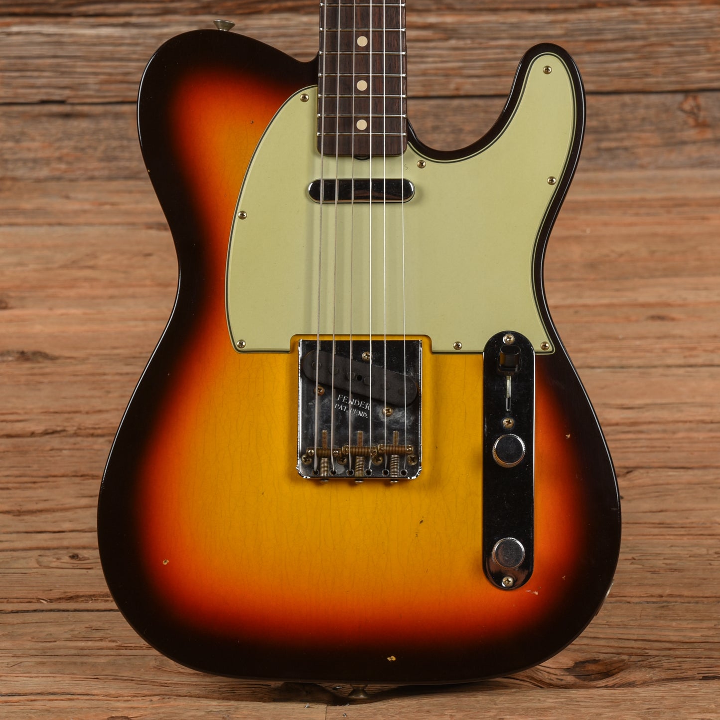 Fender Custom Shop '61 Telecaster Journeyman Relic Sunburst 2023 Electric Guitars / Solid Body