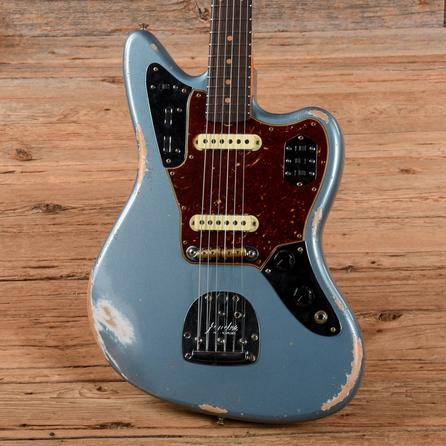 Fender Custom Shop '62 Jaguar Heavy Relic Ice Blue Metallic 2024 Electric Guitars / Solid Body