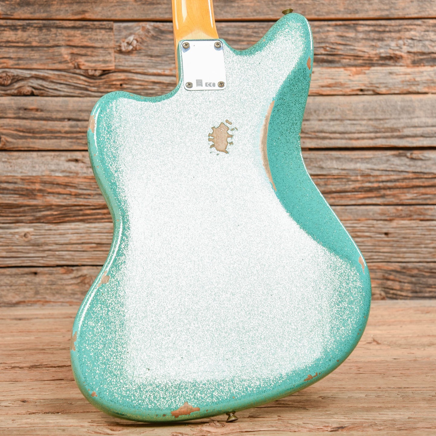 Fender Custom Shop 62 Jazzmaster Relic Seafoam Sparkle 2021 Electric Guitars / Solid Body