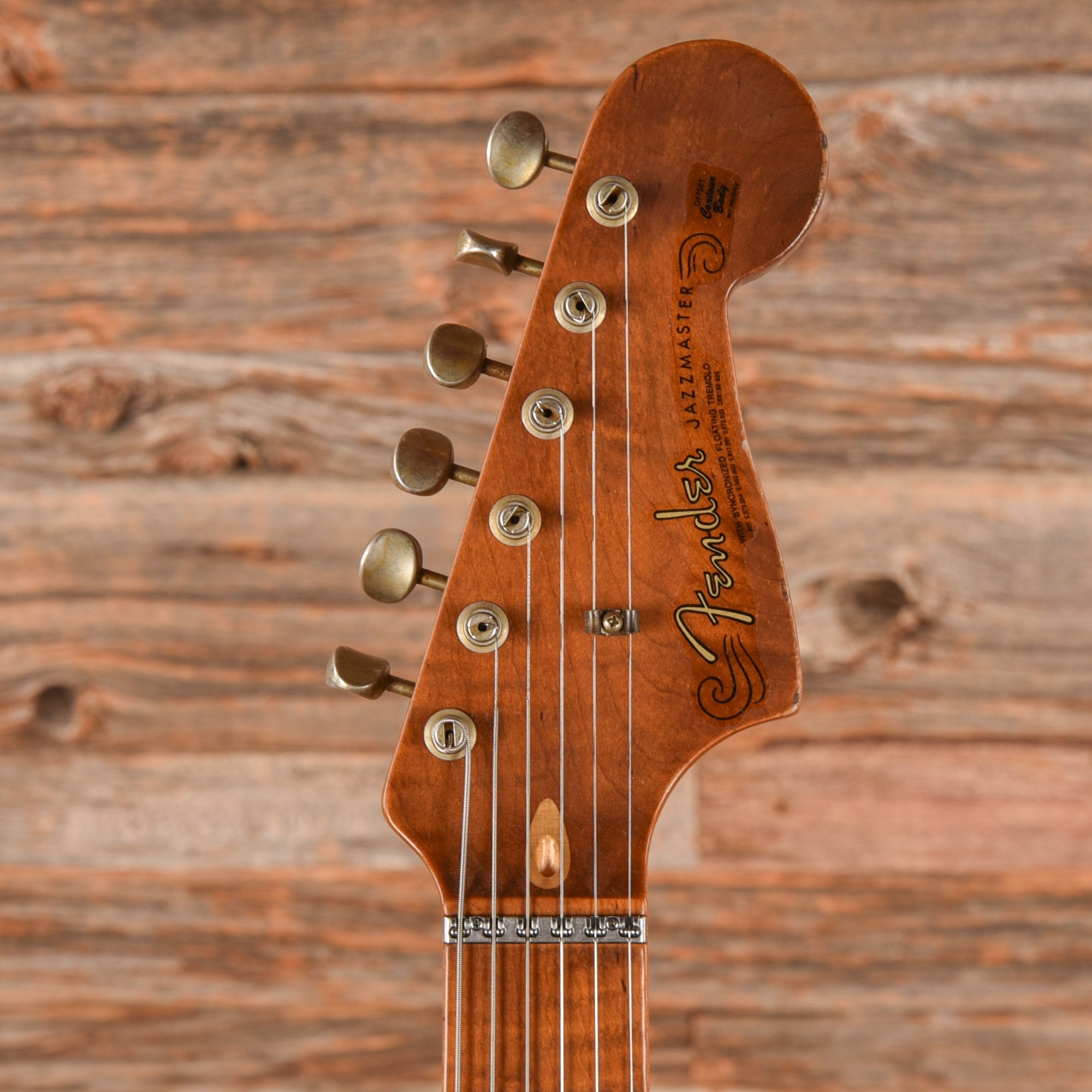 Fender Custom Shop '62 Pine Jazzmaster Heavy Relic Black 2024 Electric Guitars / Solid Body