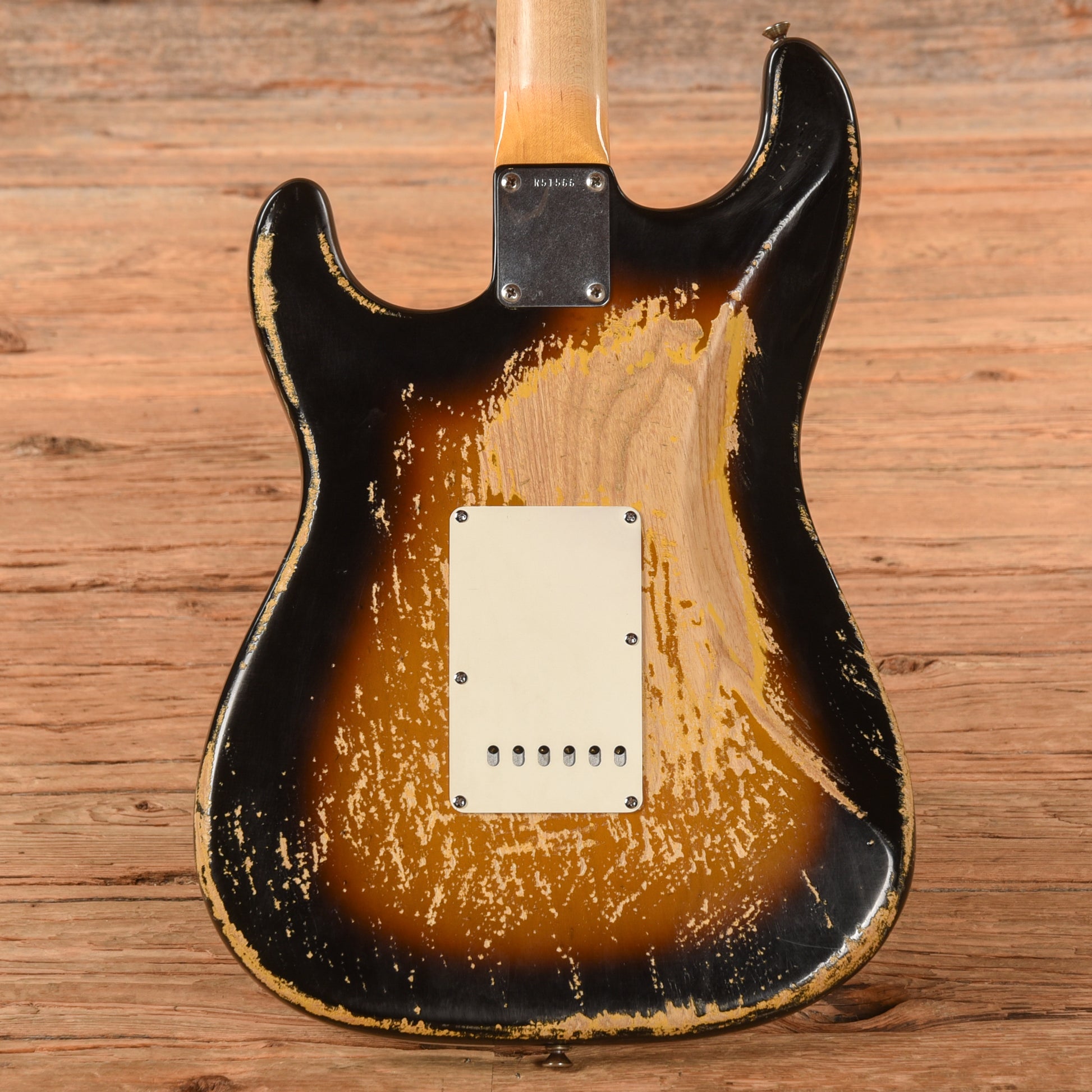Fender Custom Shop '62 Stratocaster Heavy Relic Sunburst 2010 Electric Guitars / Solid Body
