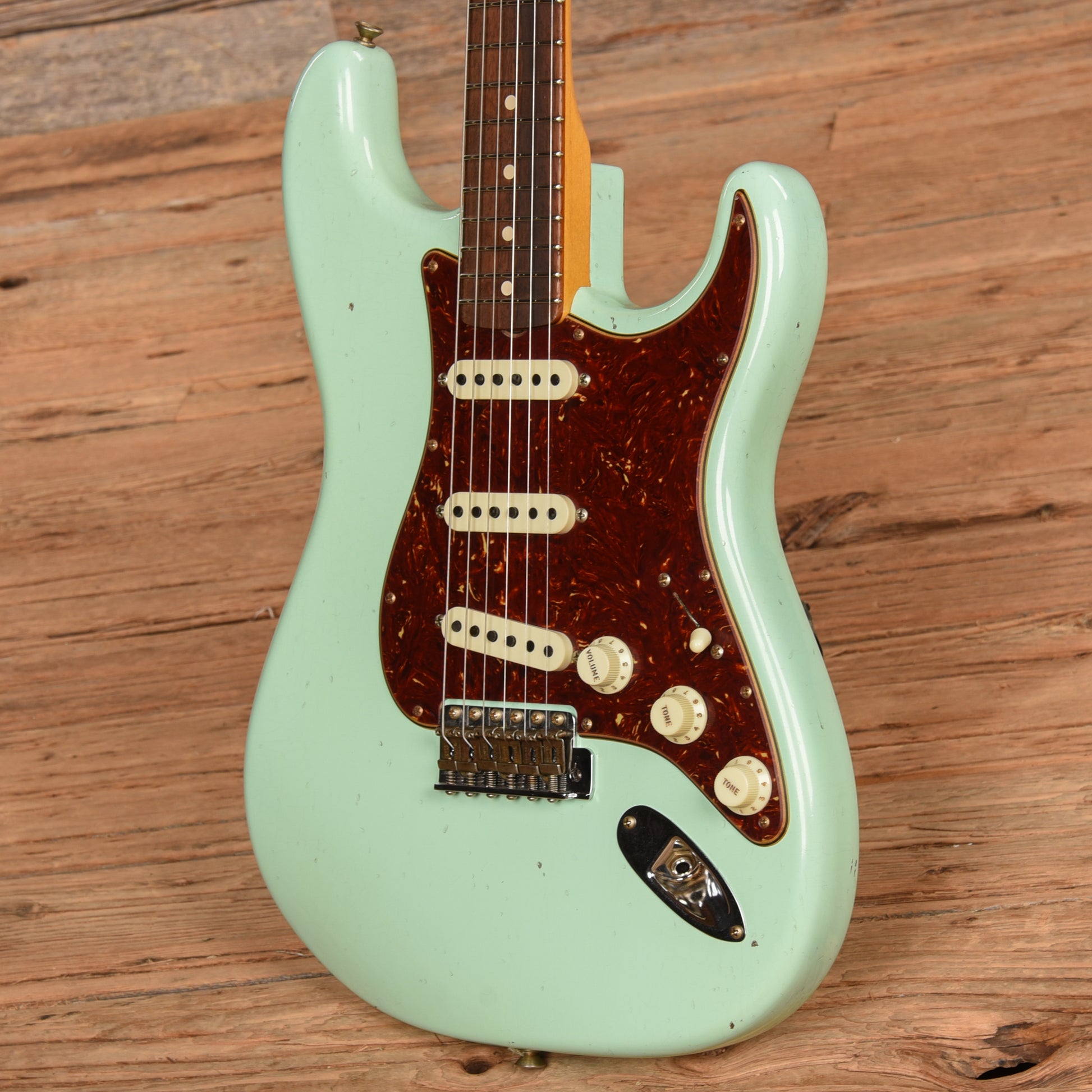 Fender Custom Shop '62 Stratocaster Journeyman Relic Surf Green 2023 Electric Guitars / Solid Body