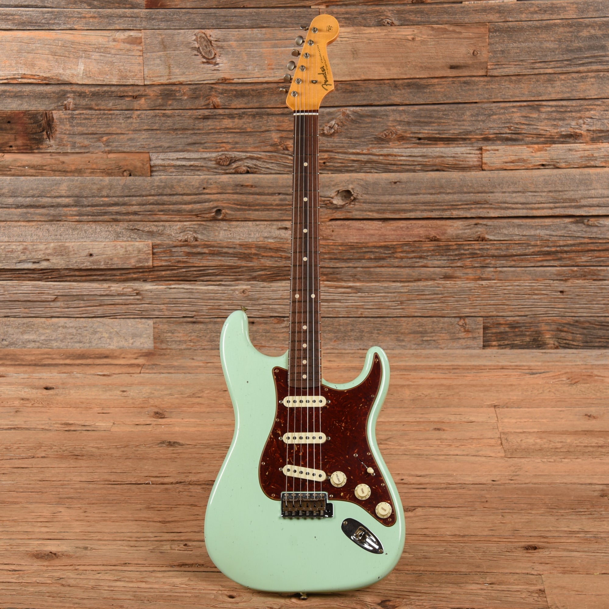 Fender Custom Shop '62 Stratocaster Journeyman Relic Surf Green 2023 Electric Guitars / Solid Body