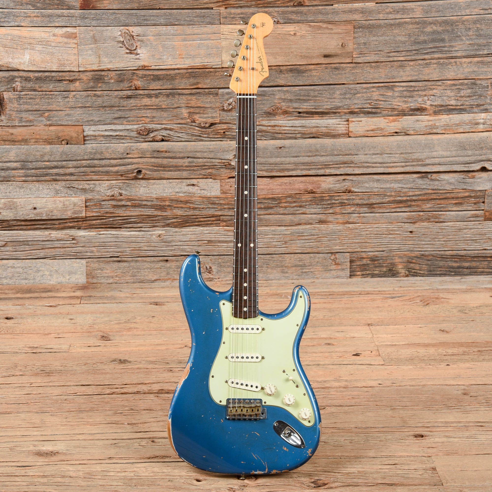 Fender Custom Shop 62 Stratocaster Relic Lake Placid Blue 2012 Electric Guitars / Solid Body