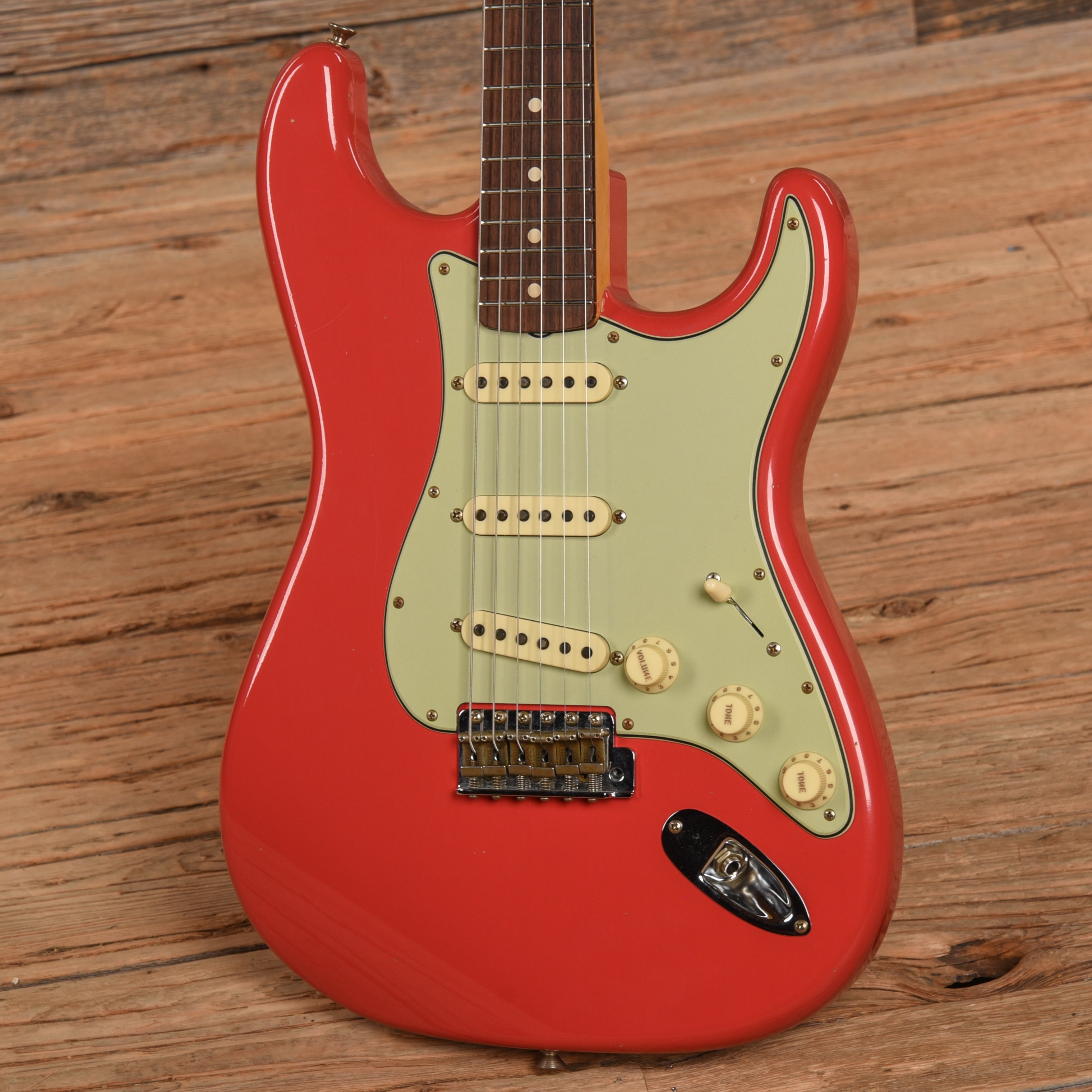 Fender Custom Shop '63 Stratocaster Journeyman Relic Fiesta Red 2023 Electric Guitars / Solid Body