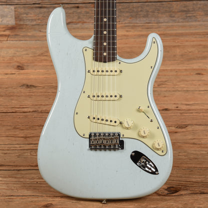 Fender Custom Shop 63 Stratocaster Journeyman Relic Sonic Blue 2022 Electric Guitars / Solid Body