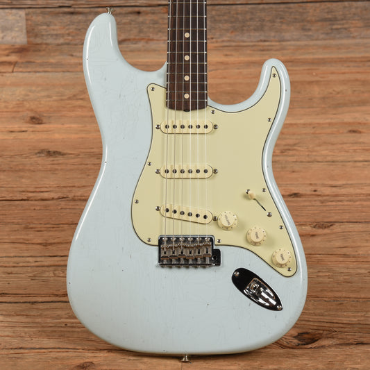 Fender Custom Shop 63 Stratocaster Journeyman Relic Sonic Blue 2022 Electric Guitars / Solid Body