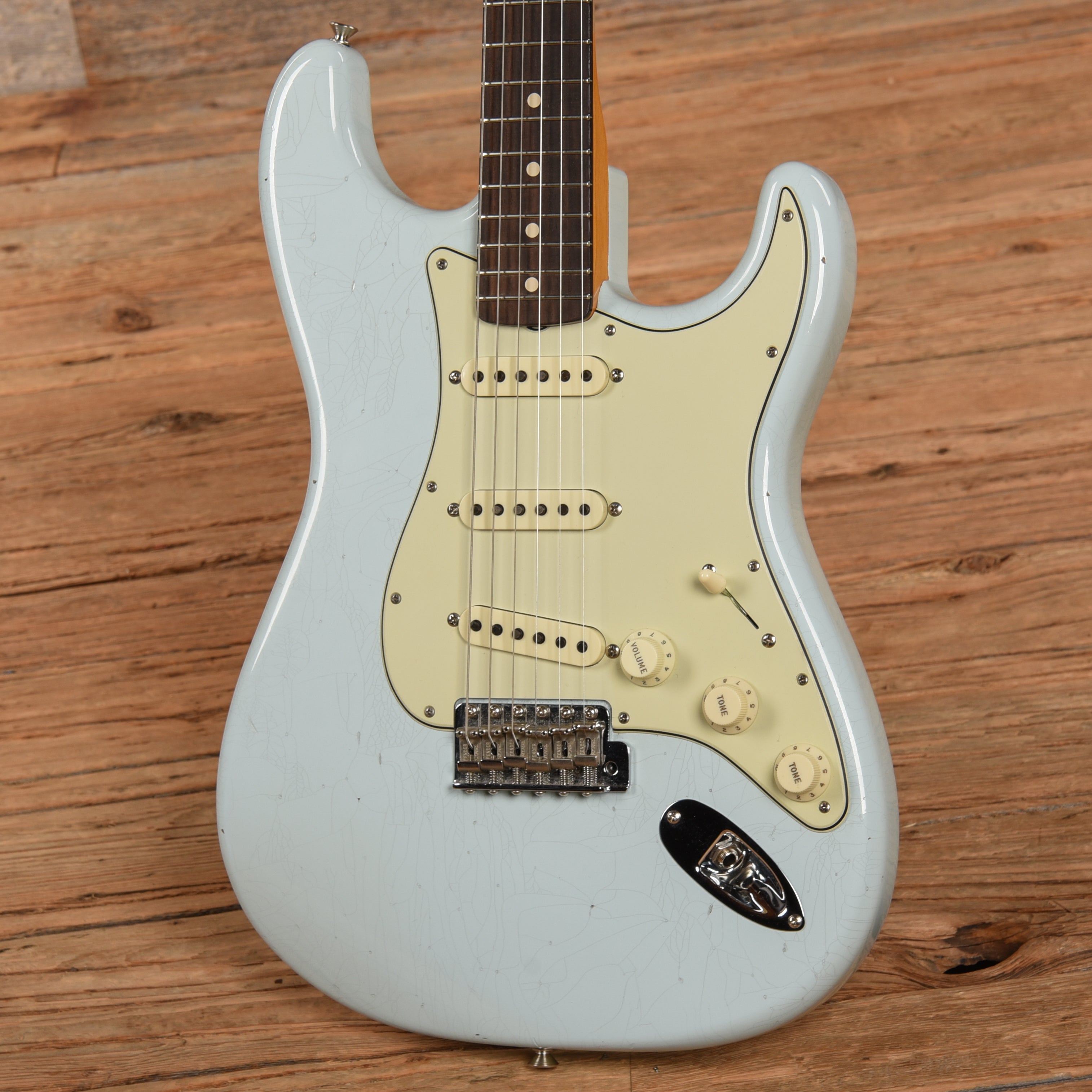 Fender Custom Shop 63 Stratocaster Journeyman Relic Sonic Blue 2022 Electric Guitars / Solid Body