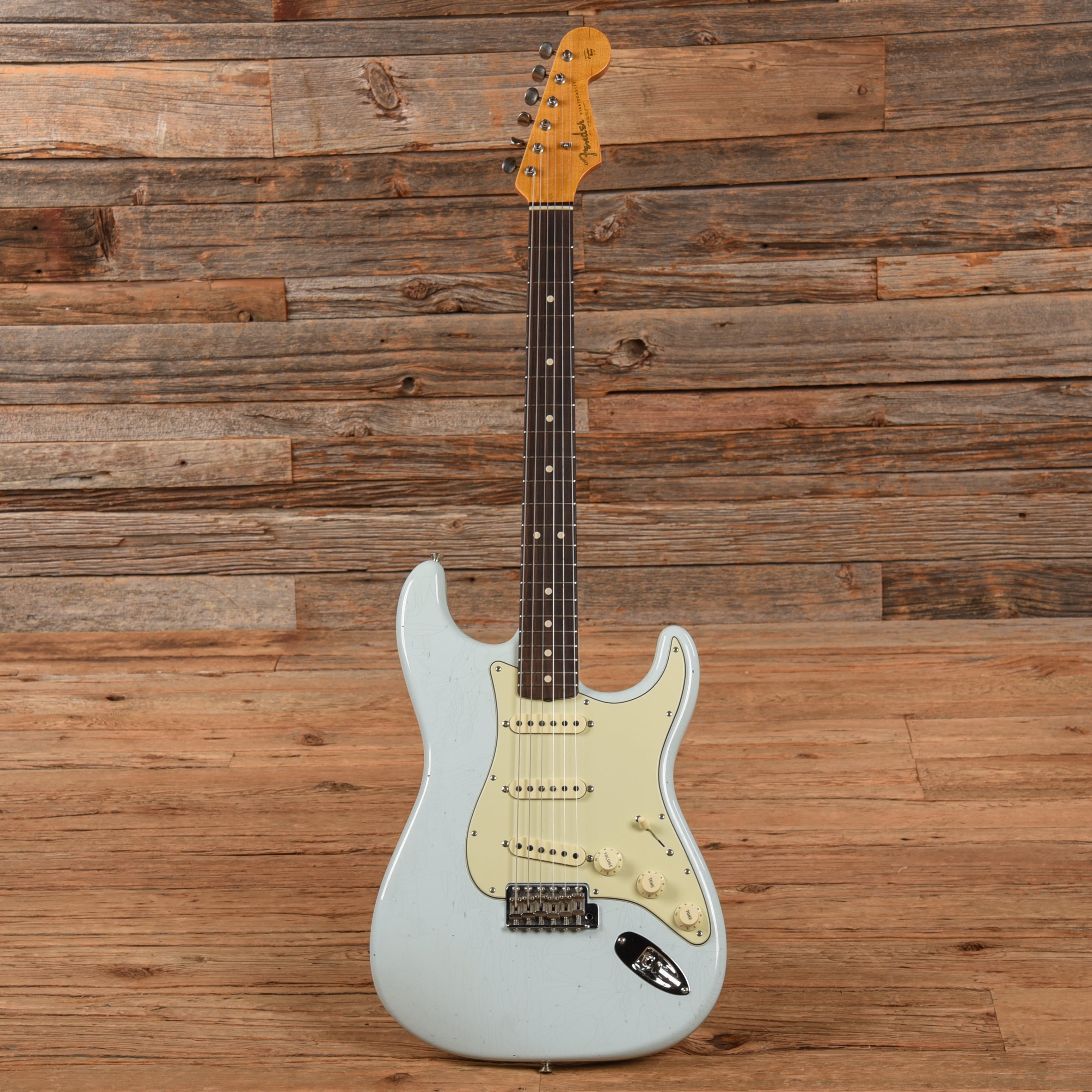 Fender Custom Shop 63 Stratocaster Journeyman Relic Sonic Blue 2022 Electric Guitars / Solid Body
