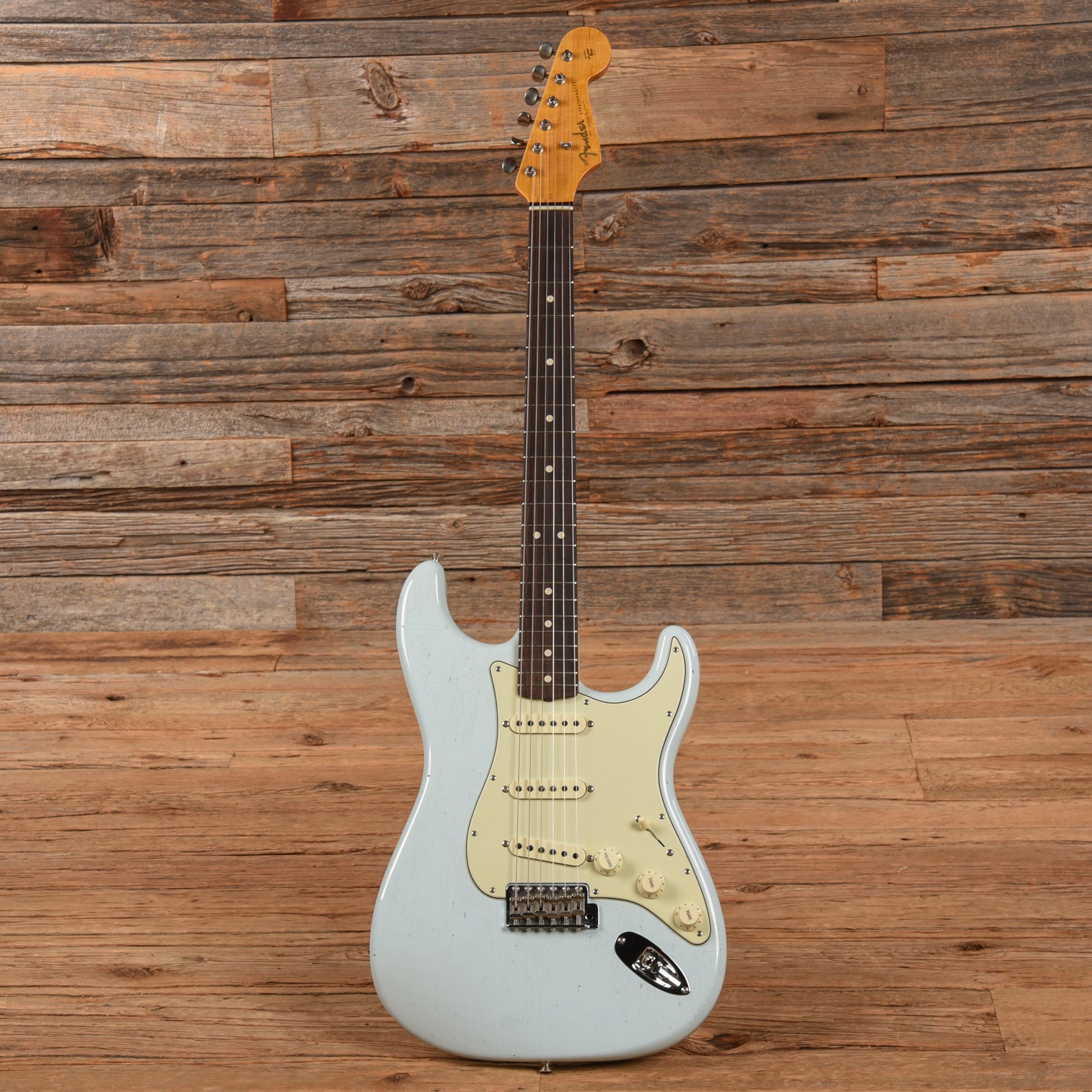 Fender Custom Shop 63 Stratocaster Journeyman Relic Sonic Blue 2022 Electric Guitars / Solid Body