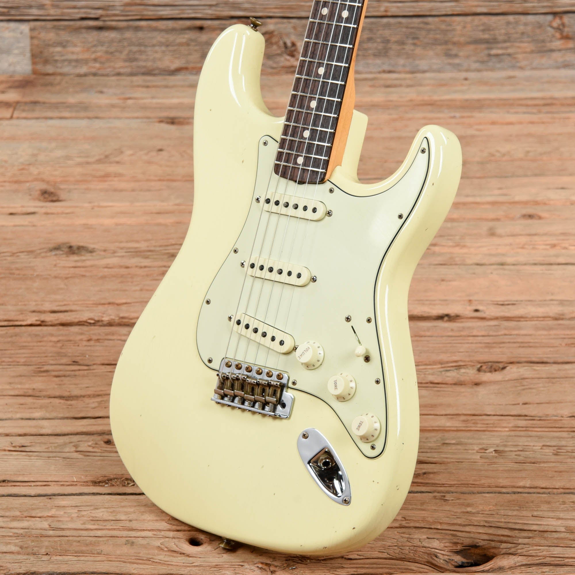 Fender Custom Shop 63 Stratocaster Journeyman Relic Vintage White 2022 Electric Guitars / Solid Body