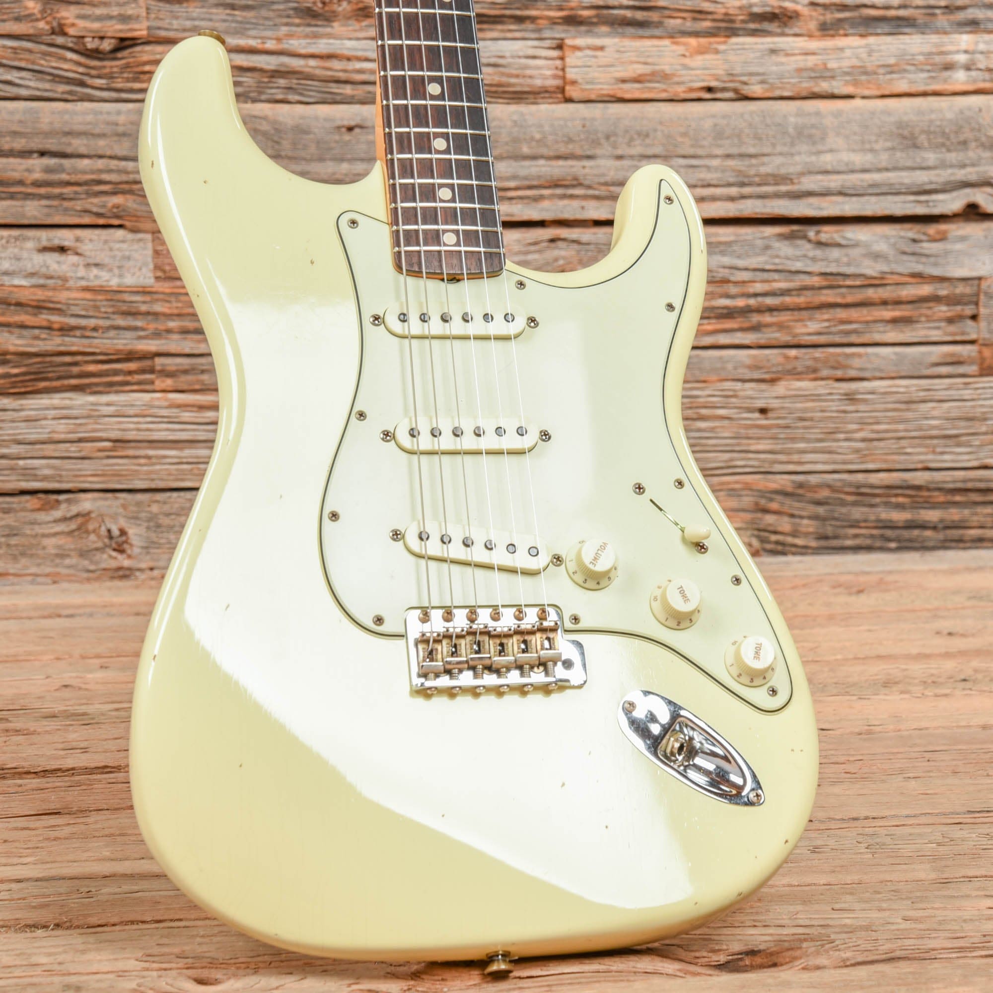 Fender Custom Shop 63 Stratocaster Journeyman Relic Vintage White 2022 Electric Guitars / Solid Body