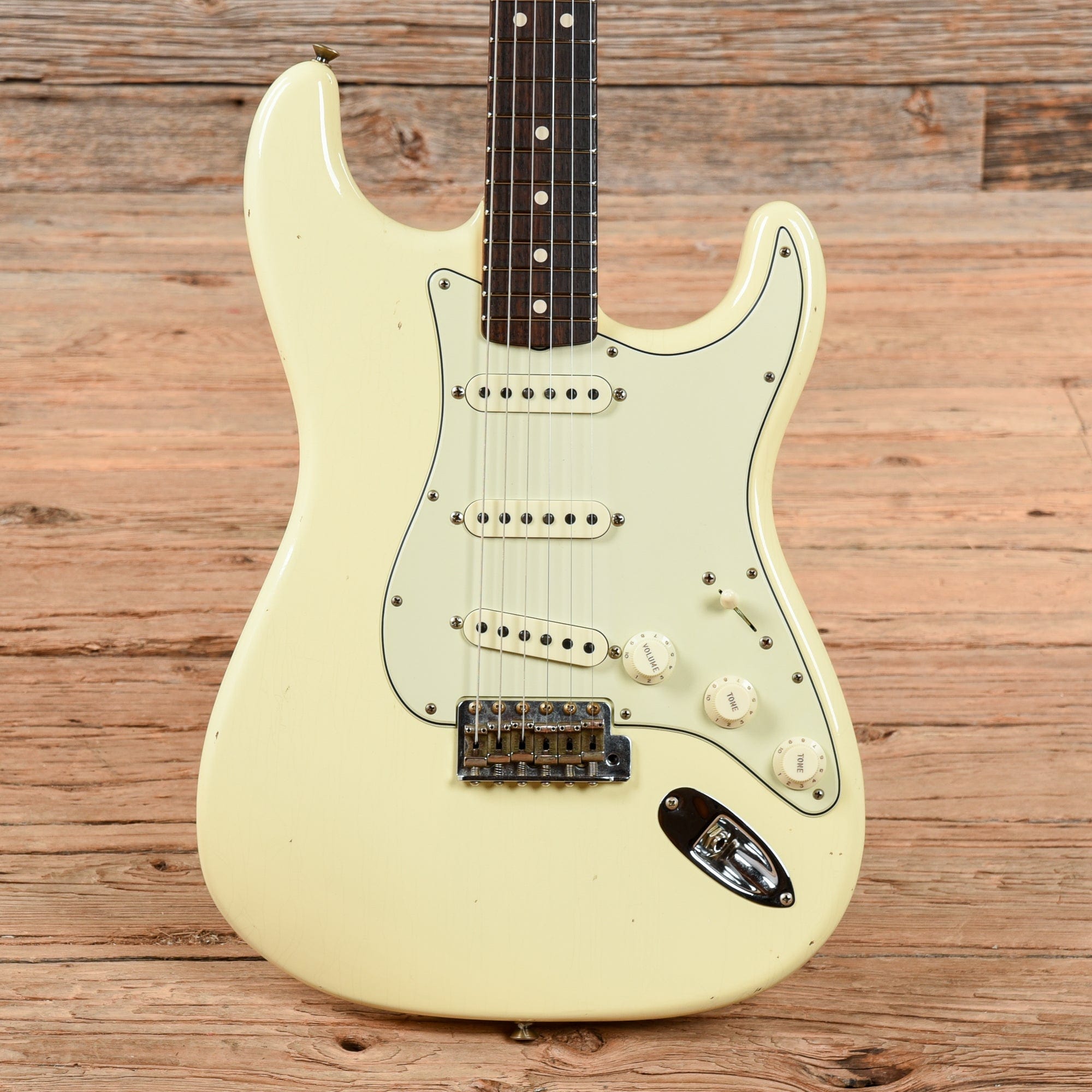 Fender Custom Shop '63 Stratocaster Journeyman Relic Vintage White 2022 Electric Guitars / Solid Body