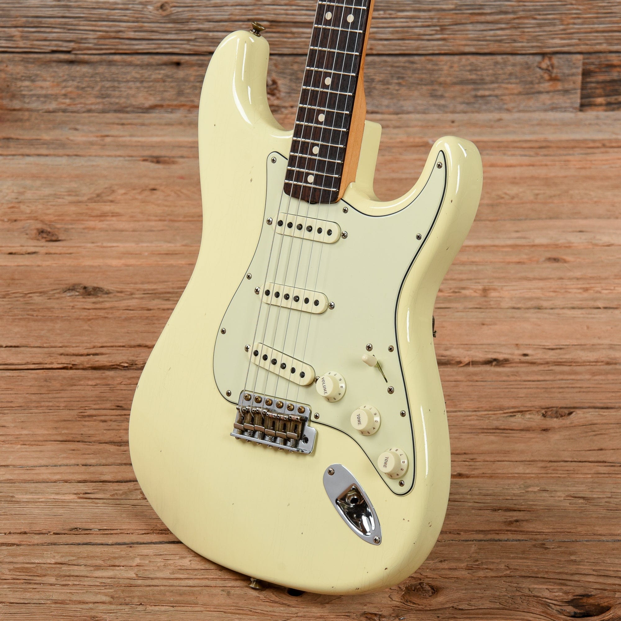 Fender Custom Shop '63 Stratocaster Journeyman Relic Vintage White 2022 Electric Guitars / Solid Body