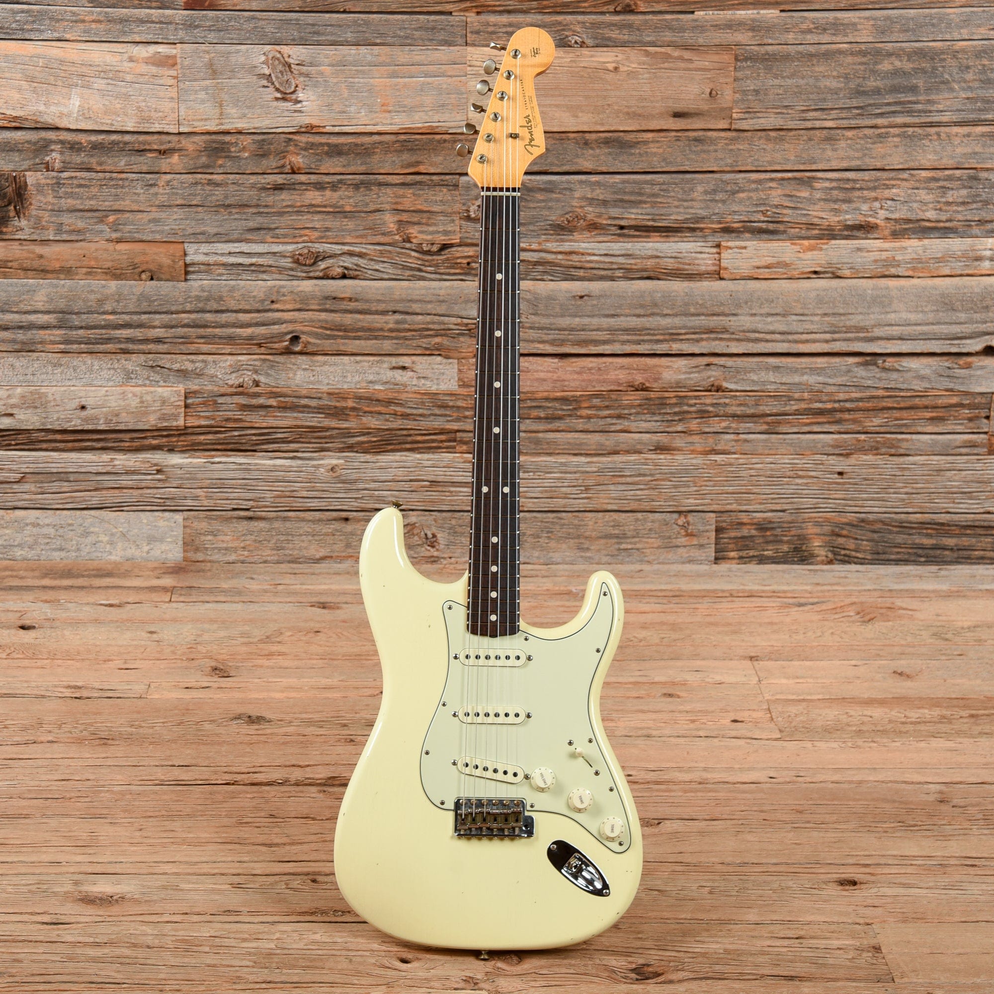 Fender Custom Shop '63 Stratocaster Journeyman Relic Vintage White 2022 Electric Guitars / Solid Body