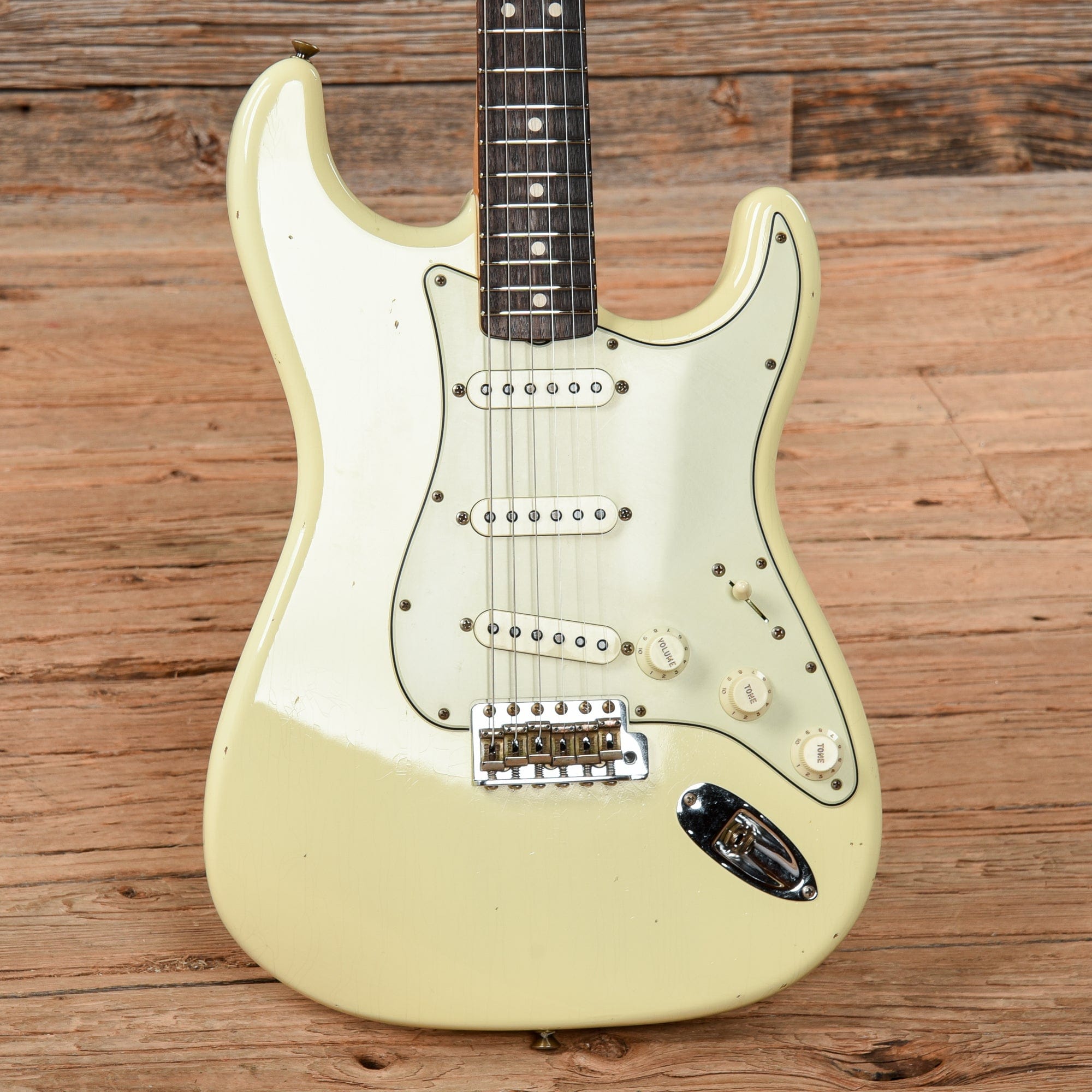 Fender Custom Shop '63 Stratocaster Journeyman Relic Vintage White 2022 Electric Guitars / Solid Body