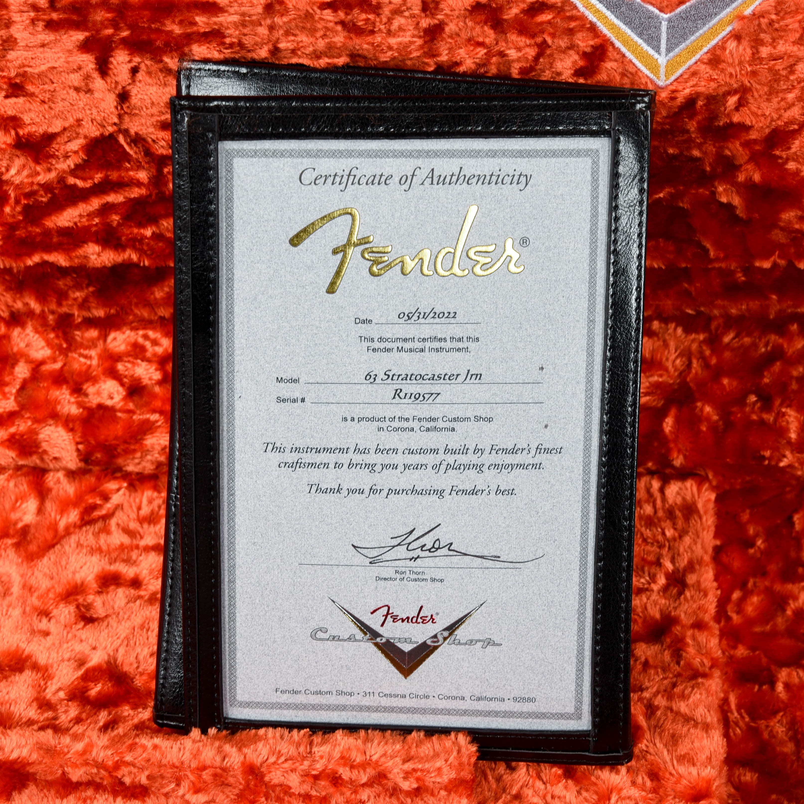 Fender Custom Shop 63 Stratocaster Reissue Journeyman Relic Black 2022 Electric Guitars / Solid Body