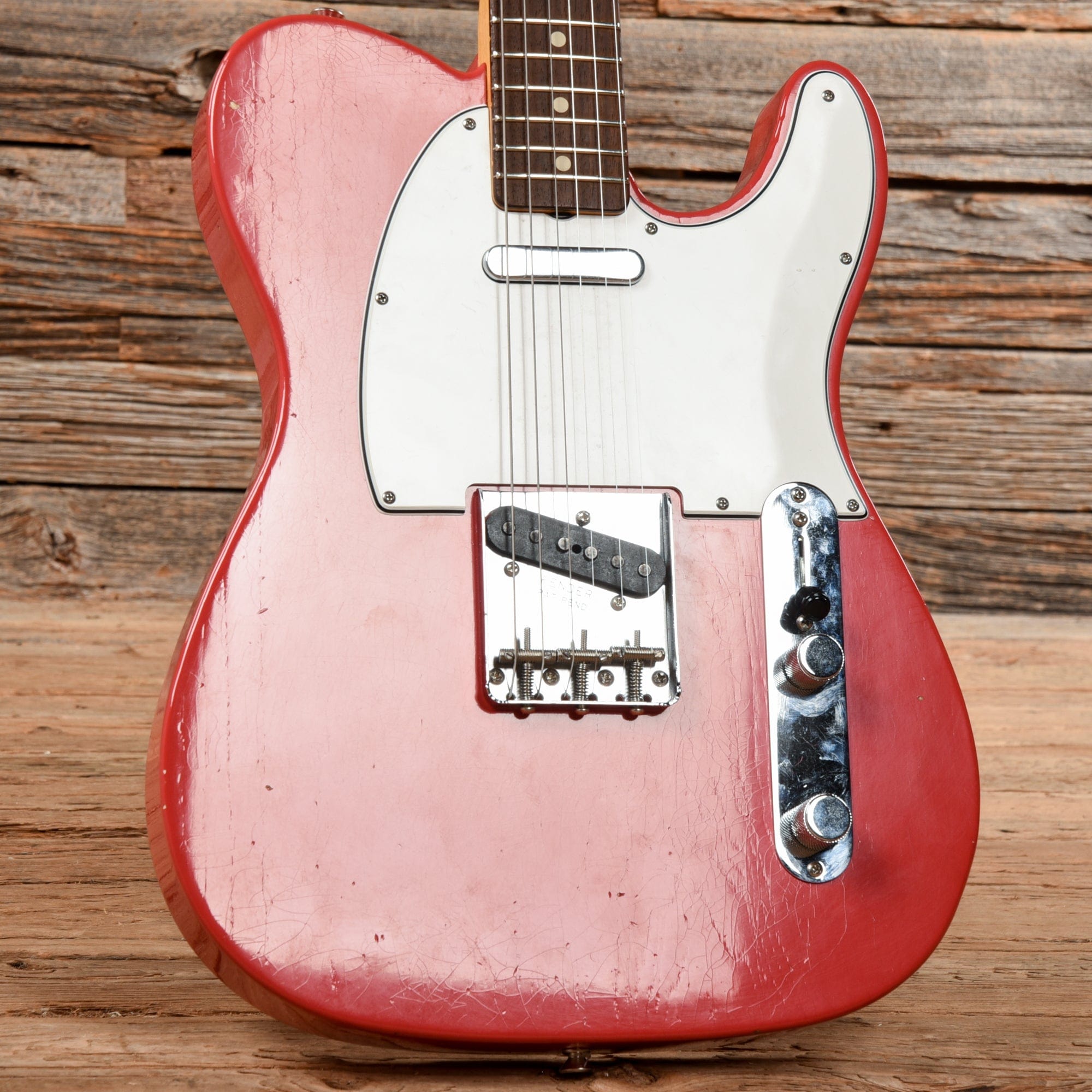 Red Tele Custom Fender Custom Shop '63 Telecaster Journeyman Relic Fiesta Red 2019 ...