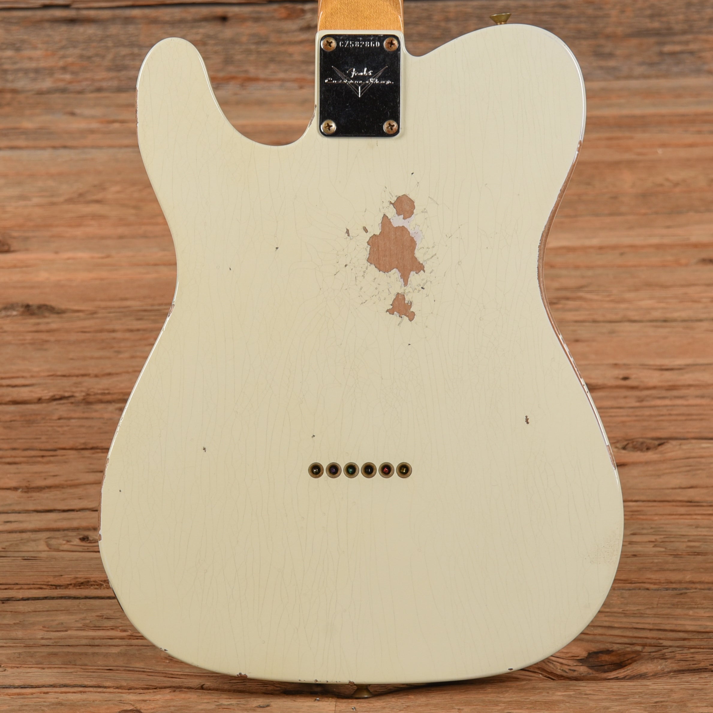 Fender Custom Shop 63 Telecaster Relic Classic White 2024 Electric Guitars / Solid Body
