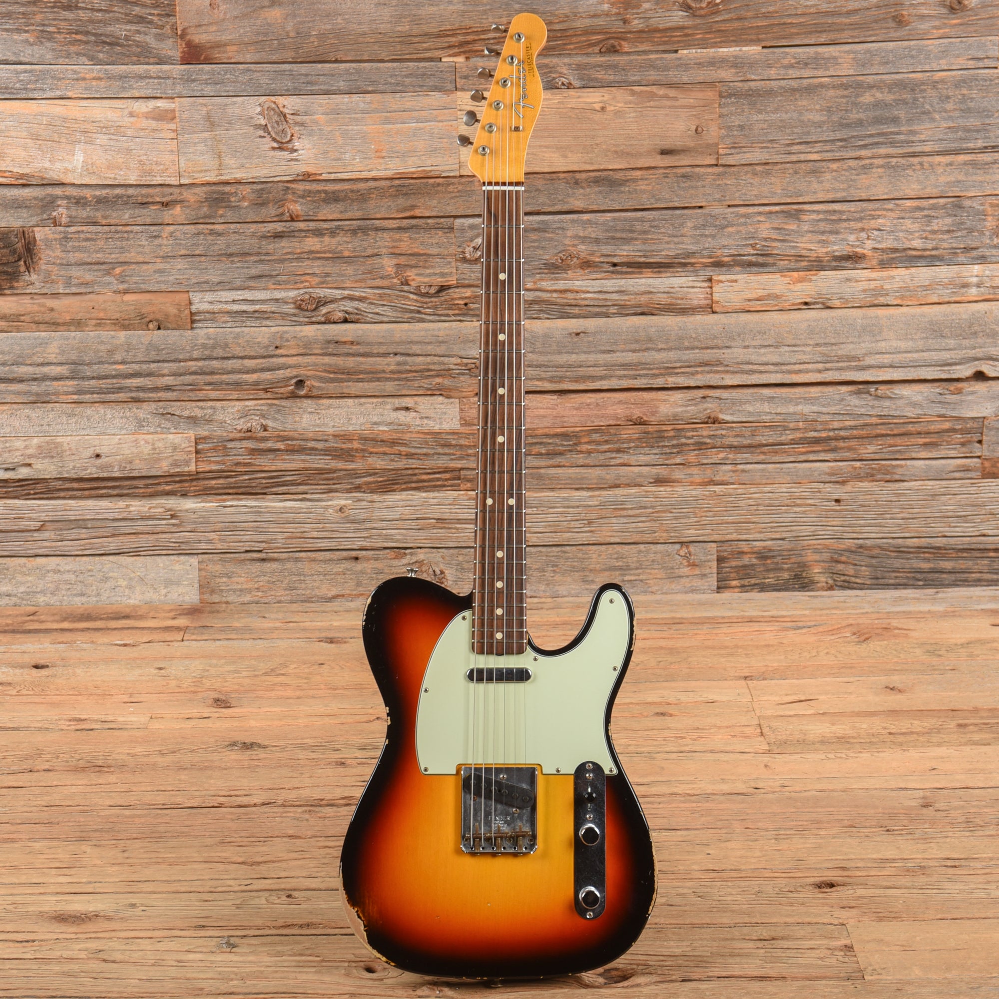 Fender Custom Shop '63 Telecaster Relic Sunburst 2017 Electric Guitars / Solid Body