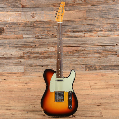 Fender Custom Shop '63 Telecaster Relic Sunburst 2017 Electric Guitars / Solid Body