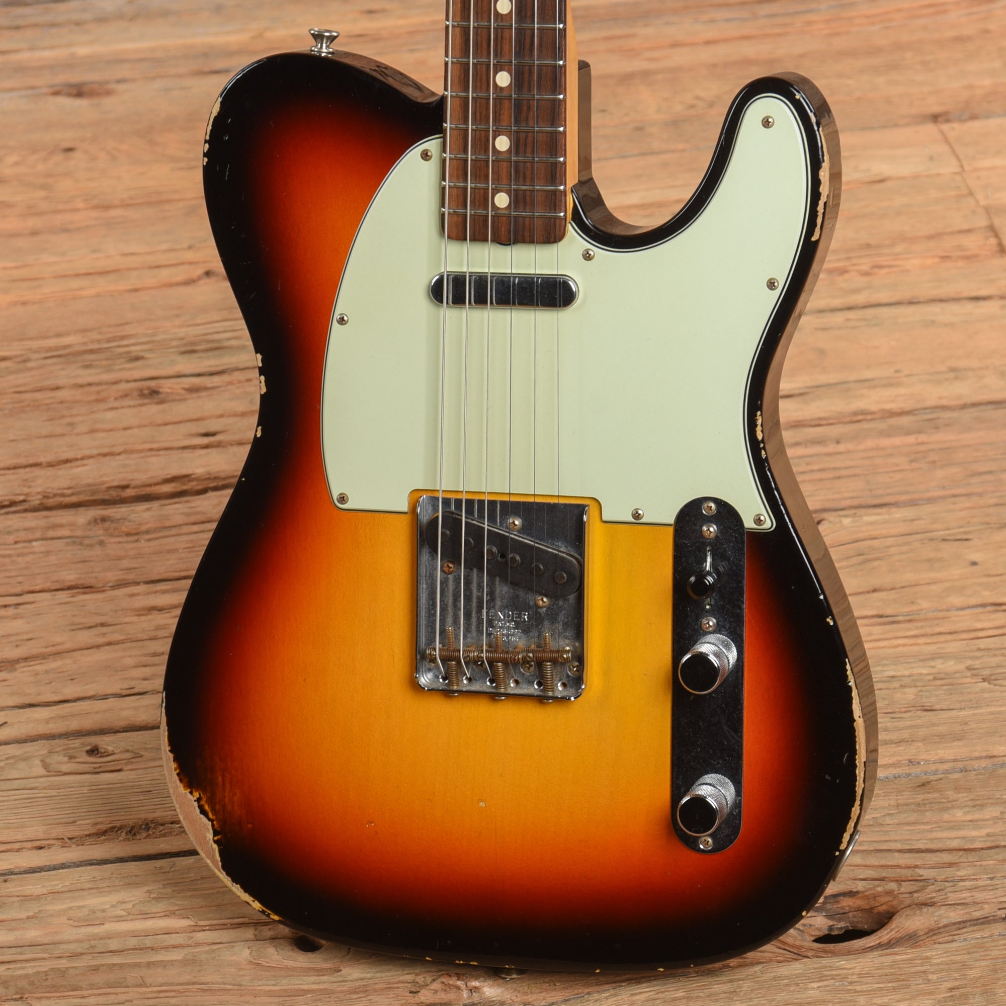 Fender Custom Shop '63 Telecaster Relic Sunburst 2017 Electric Guitars / Solid Body
