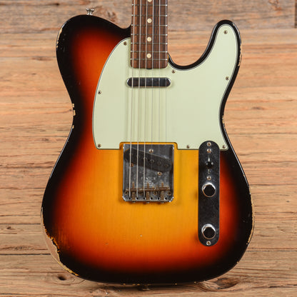 Fender Custom Shop '63 Telecaster Relic Sunburst 2017 Electric Guitars / Solid Body
