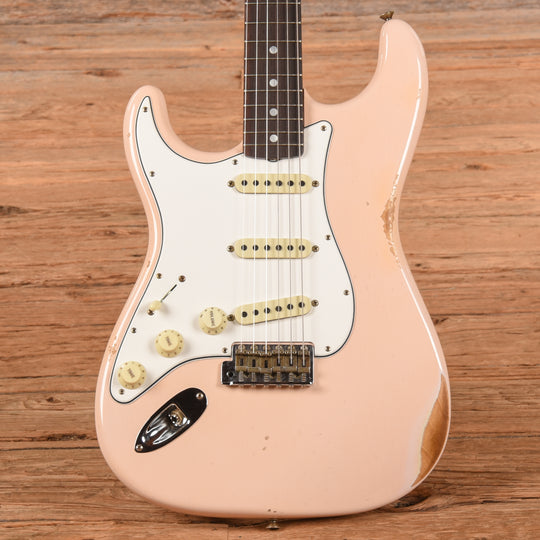 Fender Custom Shop '64 Stratocaster Relic Shell Pink 2023 LEFTY Electric Guitars / Solid Body