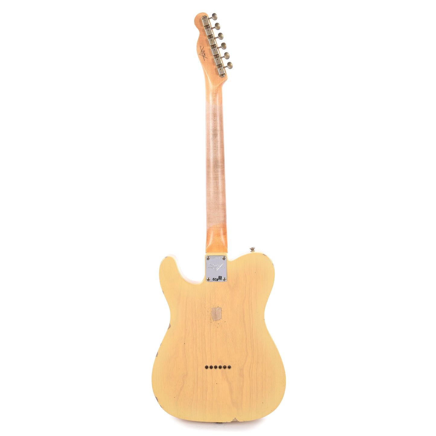 Fender Custom Shop '64 Telecaster Relic Natural Blonde Electric Guitars / Solid Body