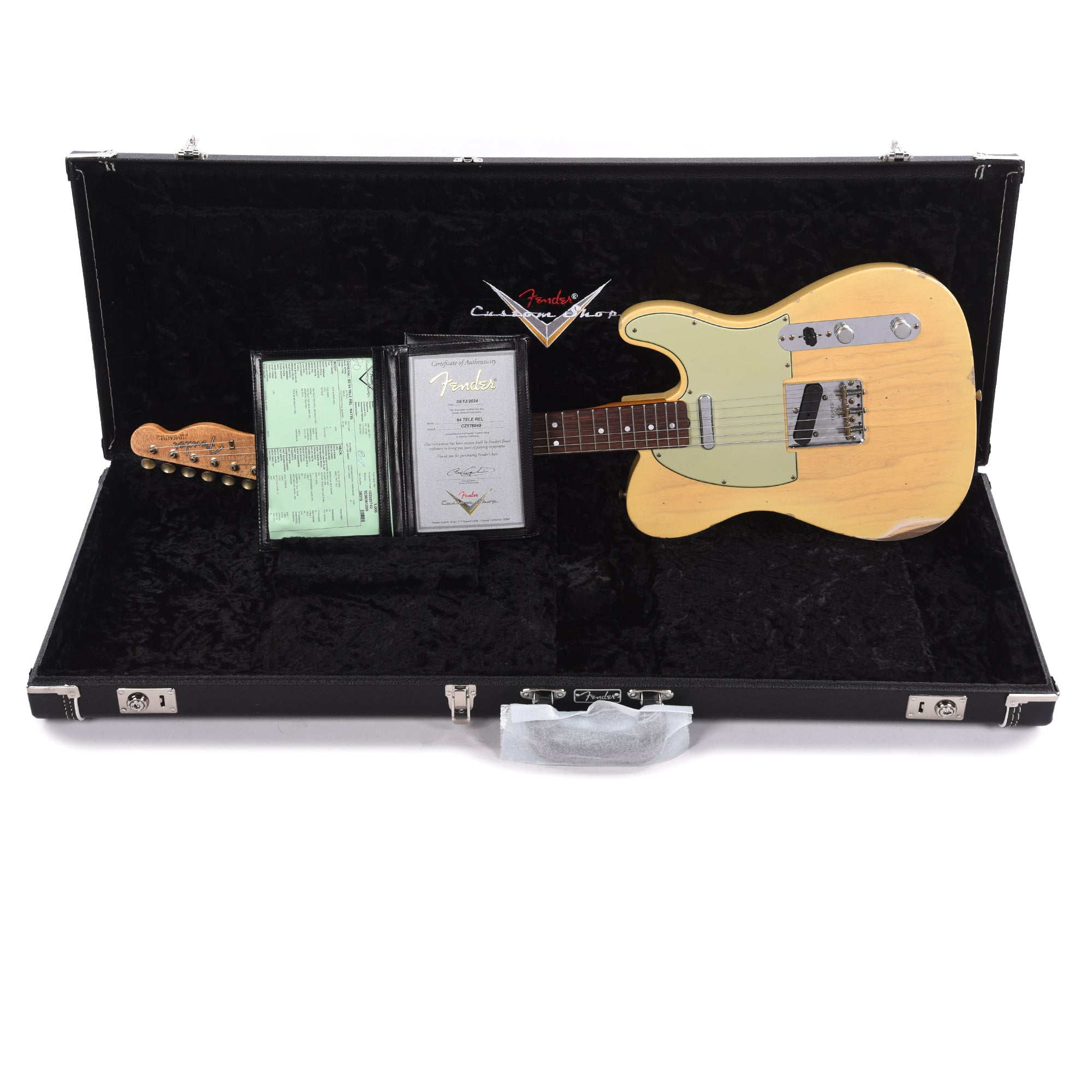 Fender Custom Shop '64 Telecaster Relic Natural Blonde Electric Guitars / Solid Body