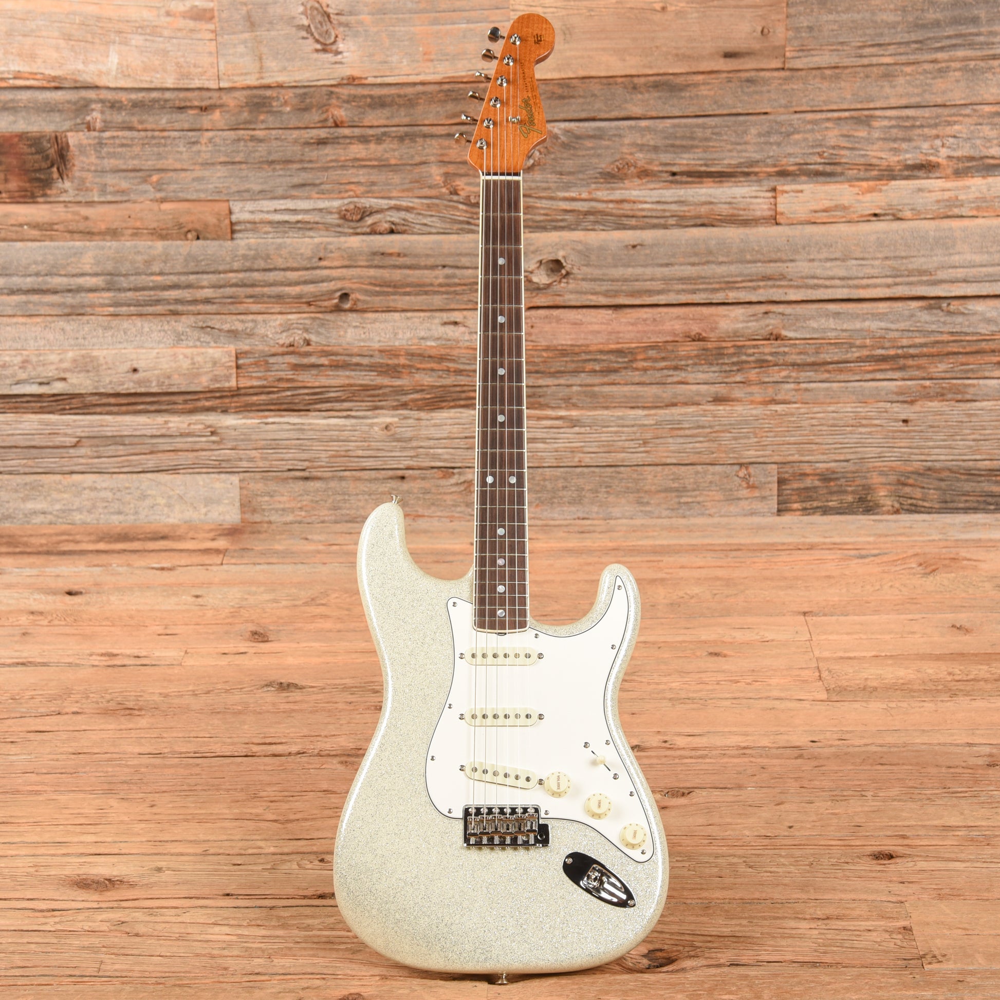 Fender Custom Shop '65 Stratocaster NOS White Sparkle 2023 Electric Guitars / Solid Body