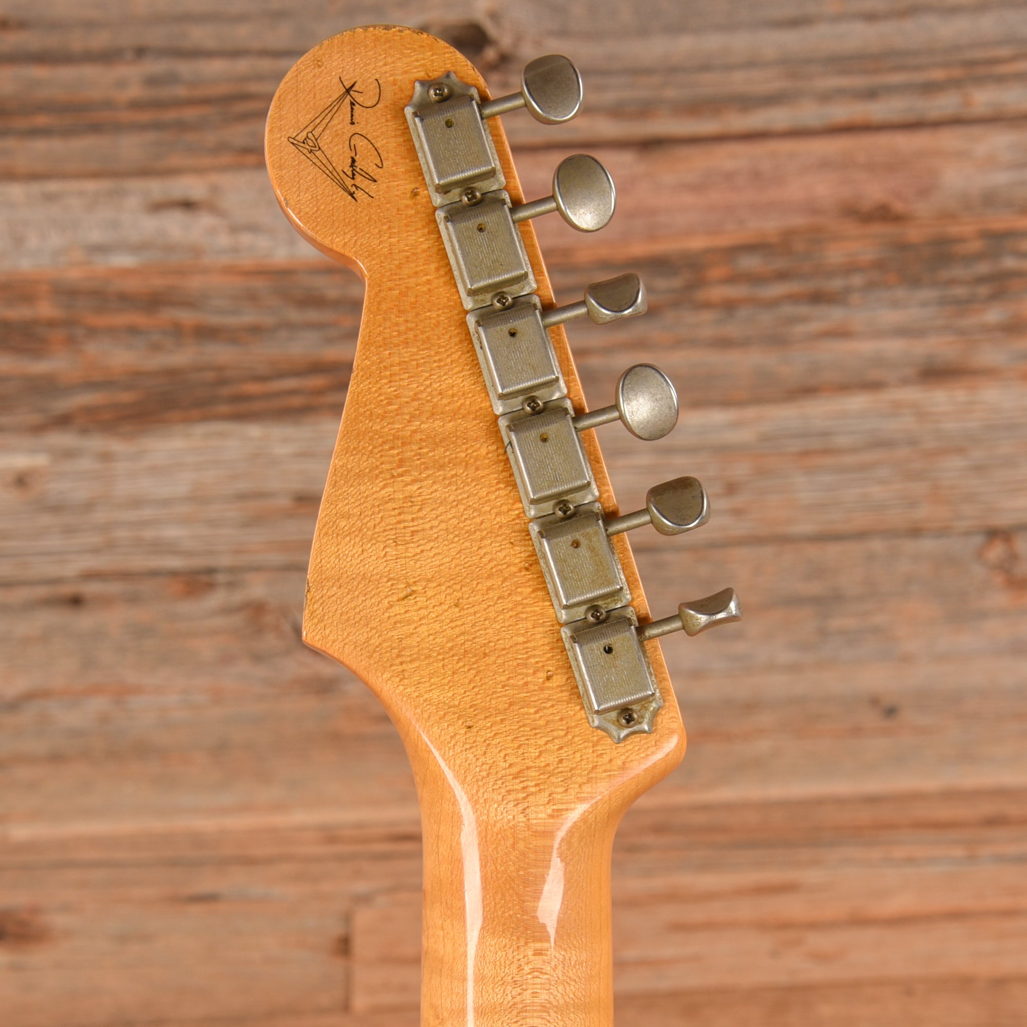 Fender Custom Shop '65 Stratocaster Relic Master Built by Dennis Galuszka Aged Ocean Turquoise 2010 Electric Guitars / Solid Body