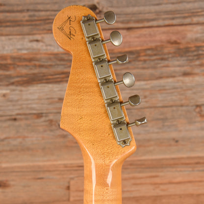 Fender Custom Shop '65 Stratocaster Relic Master Built by Dennis Galuszka Aged Ocean Turquoise 2010 Electric Guitars / Solid Body