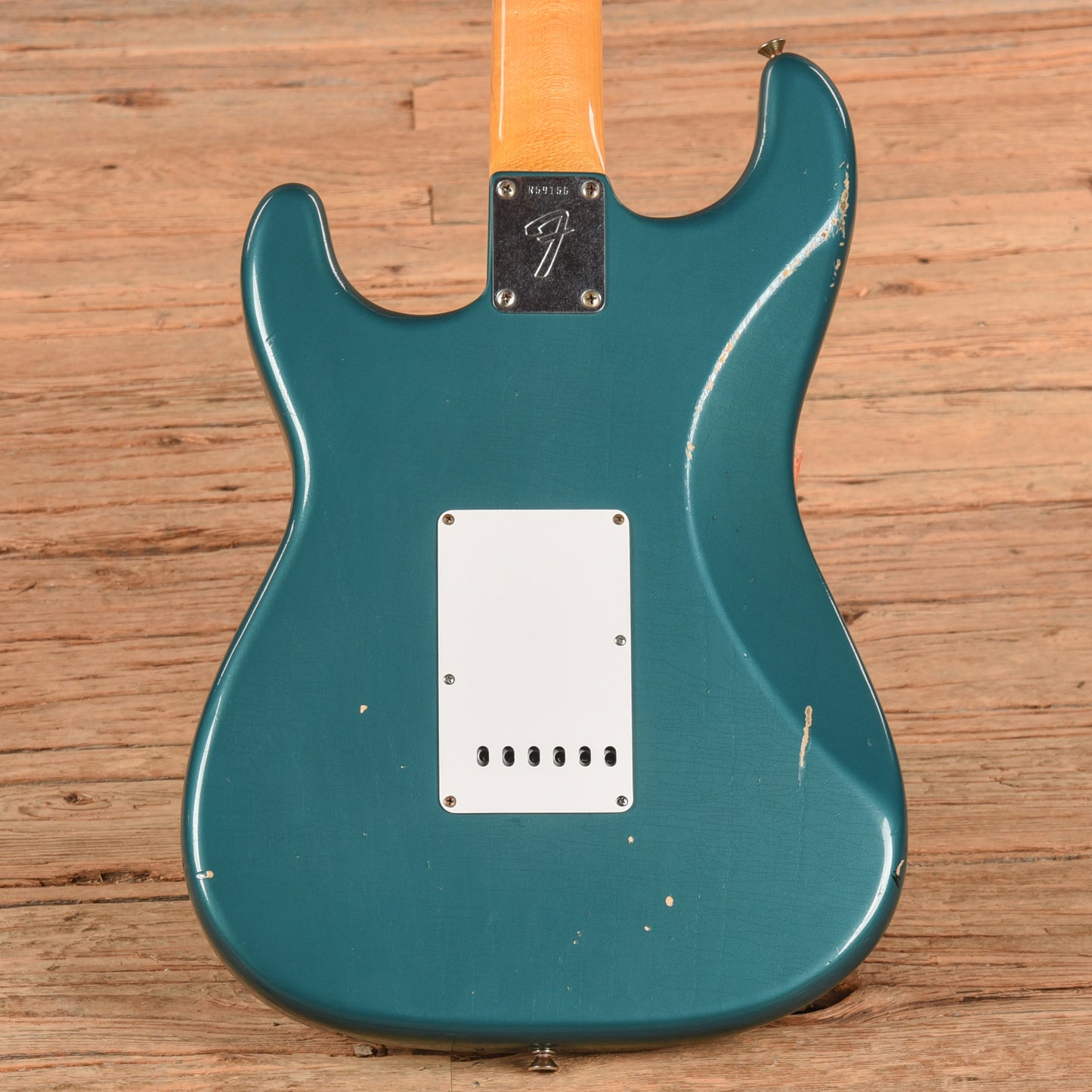 Fender Custom Shop '65 Stratocaster Relic Master Built by Dennis Galuszka Aged Ocean Turquoise 2010 Electric Guitars / Solid Body