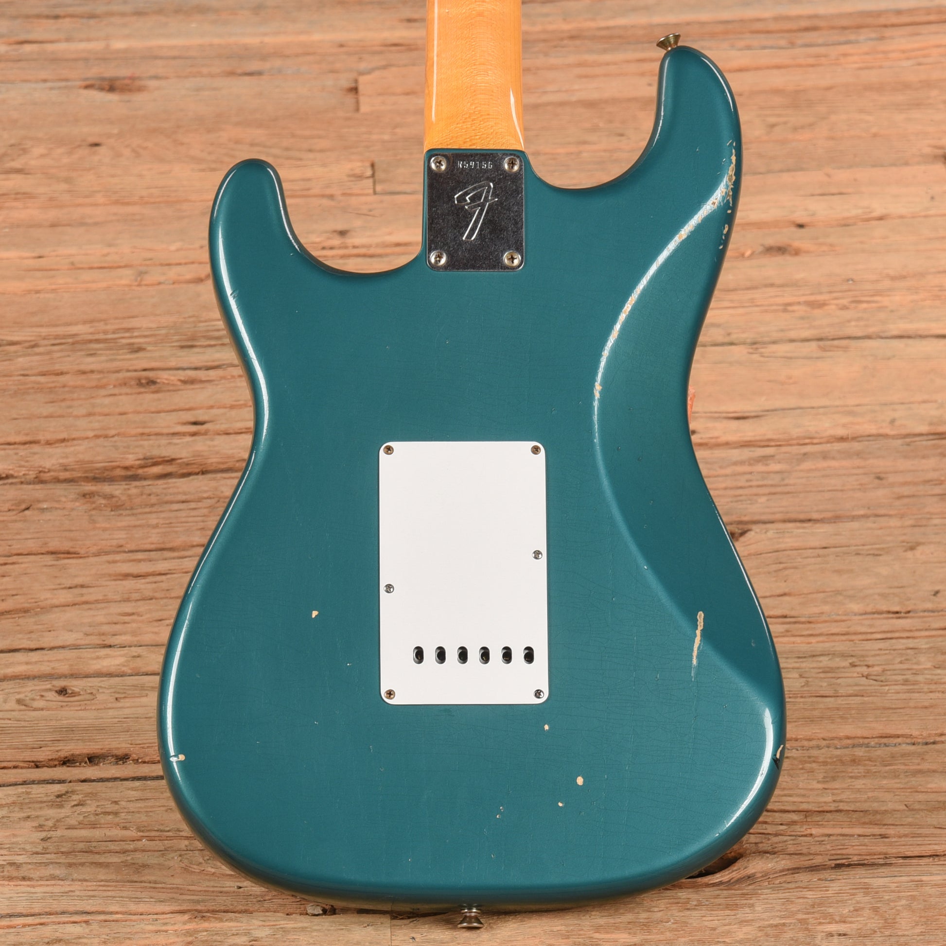 Fender Custom Shop '65 Stratocaster Relic Master Built by Dennis Galuszka Aged Ocean Turquoise 2010 Electric Guitars / Solid Body