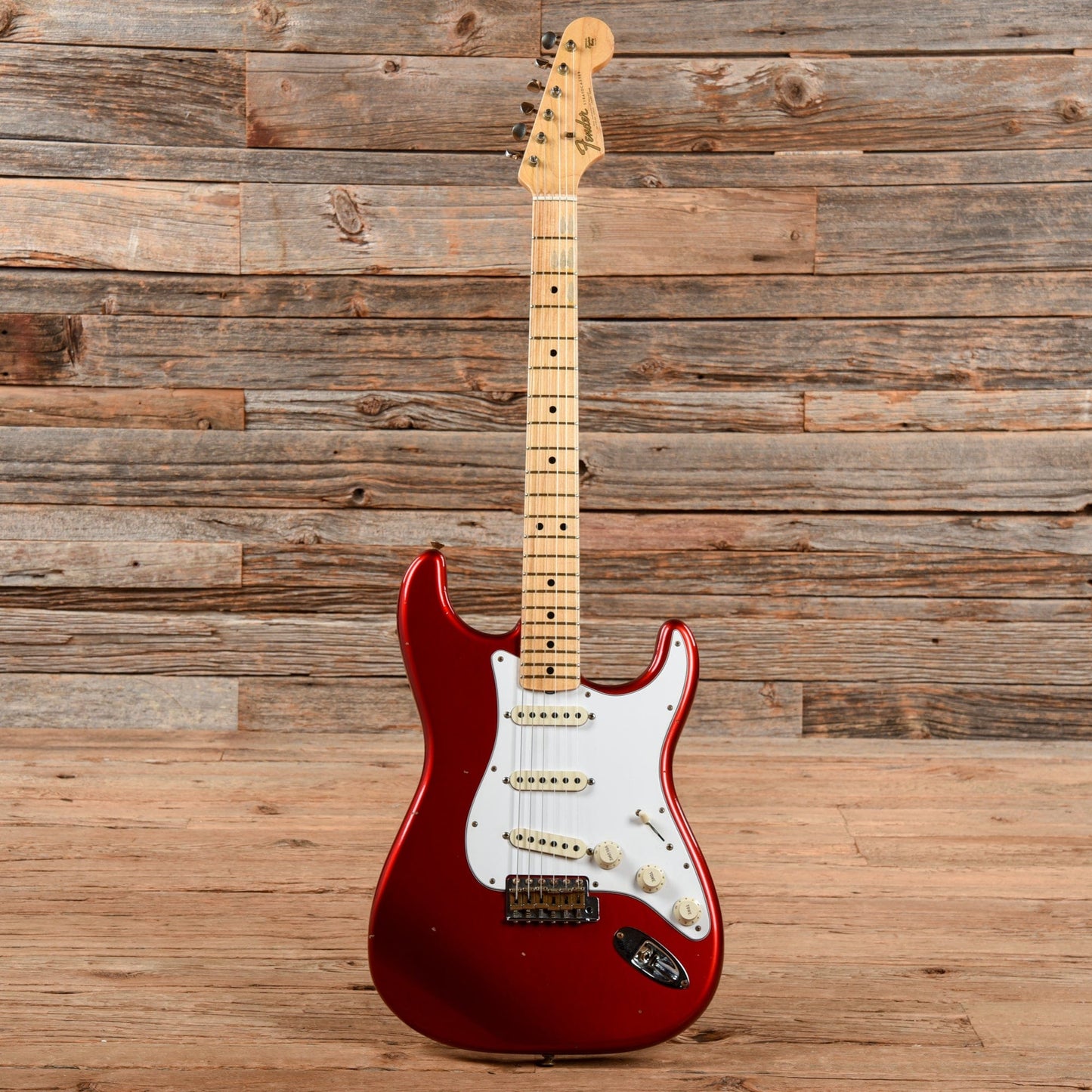 Fender Custom Shop '65 Stratocaster w/Maple Cap Neck Journeyman Relic Candy Apple Red 2021 Electric Guitars / Solid Body
