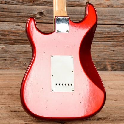 Fender Custom Shop '65 Stratocaster w/Maple Cap Neck Journeyman Relic Candy Apple Red 2021 Electric Guitars / Solid Body