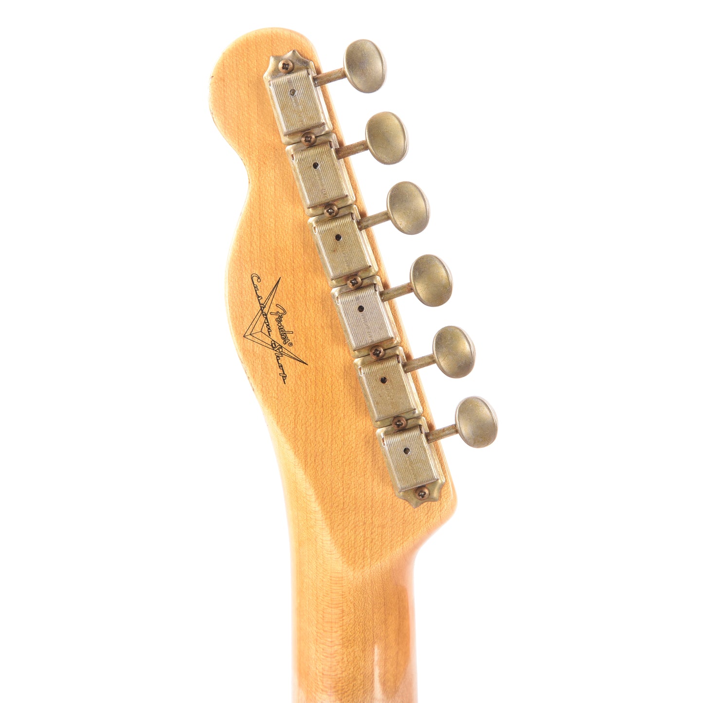 Fender Custom Shop '65 Telecaster Custom Heavy Relic Aged Lake Placid Blue Electric Guitars / Solid Body