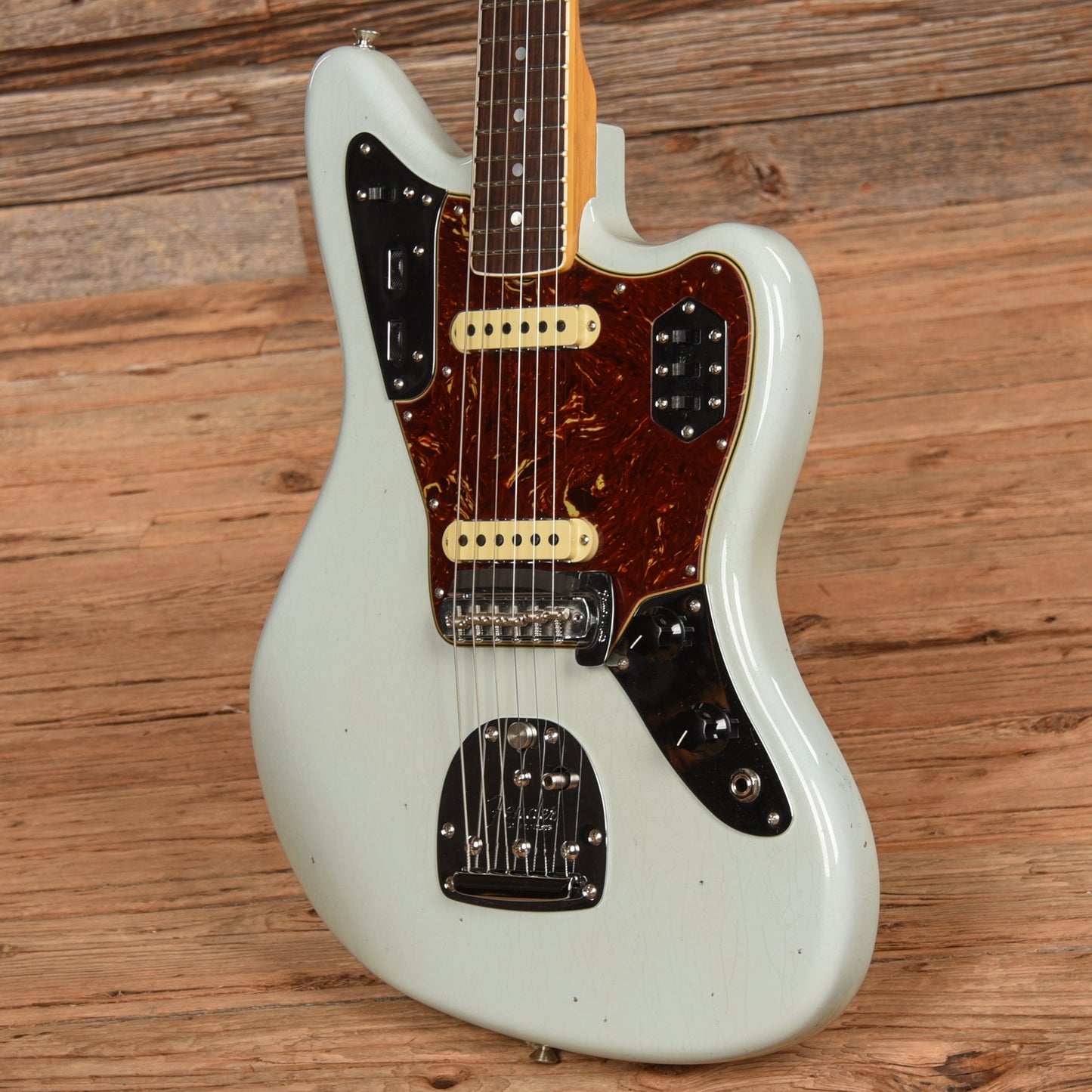 Fender Custom Shop '66 Jaguar Journeyman Relic w/matching headcap Aged Sonic Blue 2024 Electric Guitars / Solid Body