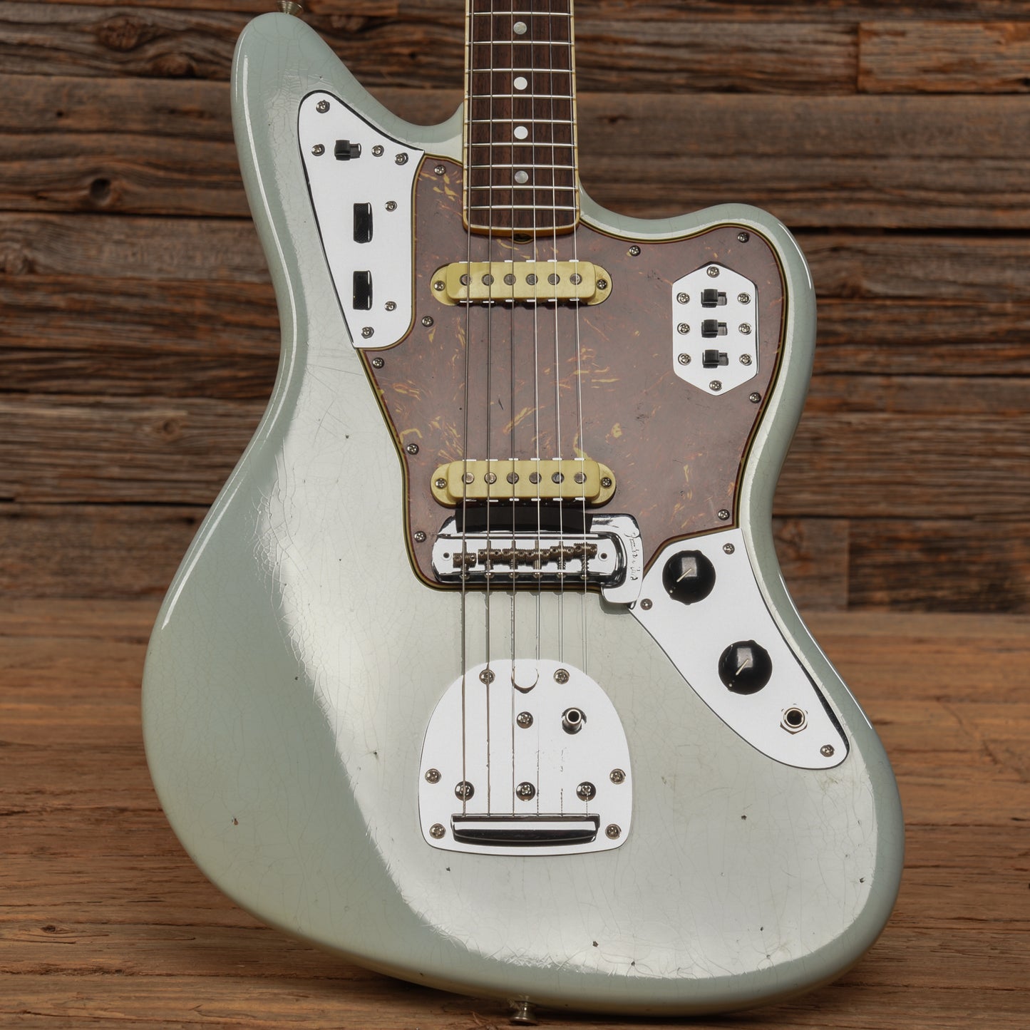 Fender Custom Shop '66 Jaguar Journeyman Relic w/matching headcap Aged Sonic Blue 2024 Electric Guitars / Solid Body