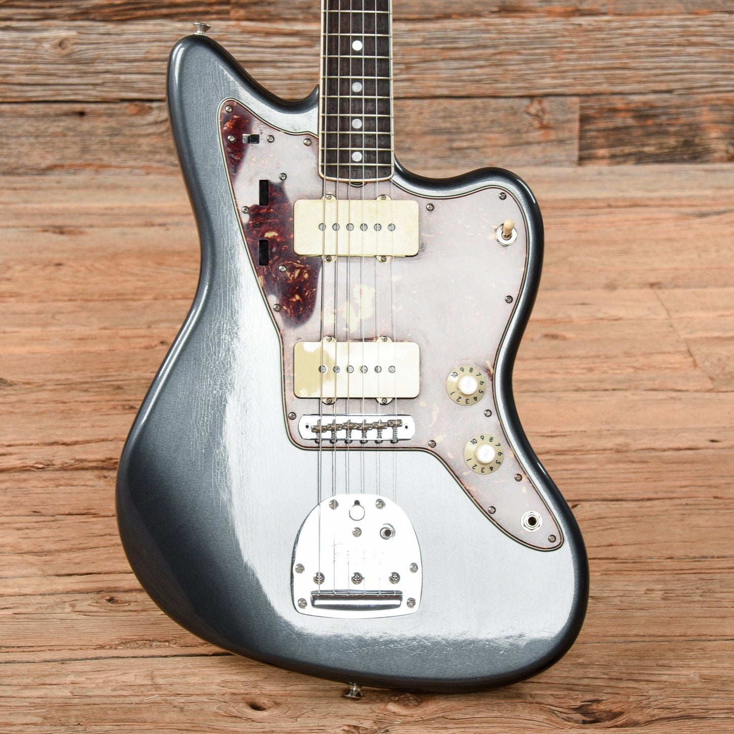 Fender Custom Shop '66 Jazzmaster Closet Classic Charcoal Frost Metallic 2021 Electric Guitars / Solid Body